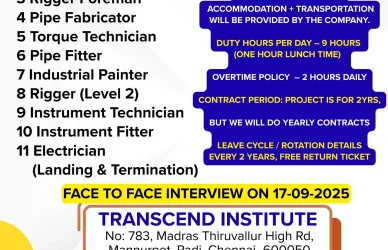 Bahrain Oil & Gas Project Hiring